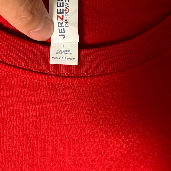 Red long sleeves basic - Picture 2 of 3